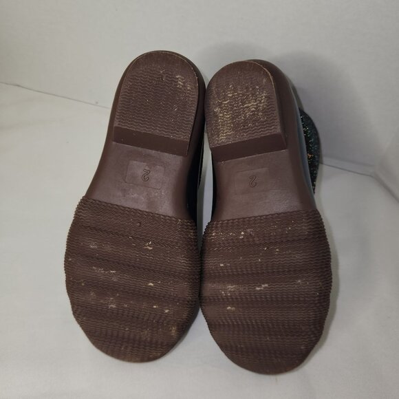 Jessica Carlyle Girls Size 2 Blue Sparkle, Glitter Rainboots GAVIN-04T - Picture 6 of 8